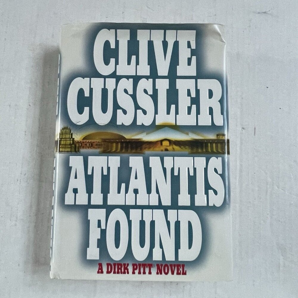 Clive Cussler‎ Atlantis Found Hardcover Book Dust Jacket 1999 Fiction Adventure